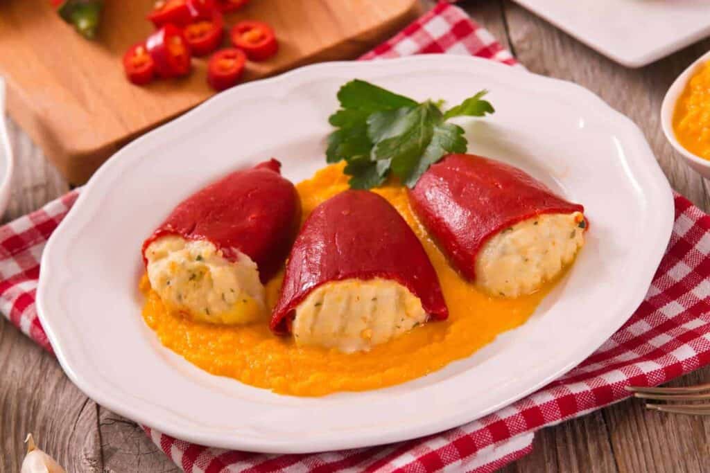 Cod stuffed pepper recipe
