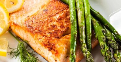 grilled salmon