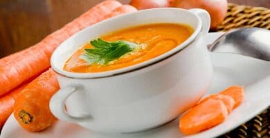 Cream of carrot soup