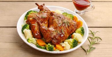 roasted rabbit