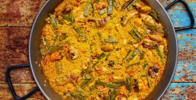 rice with rabbit