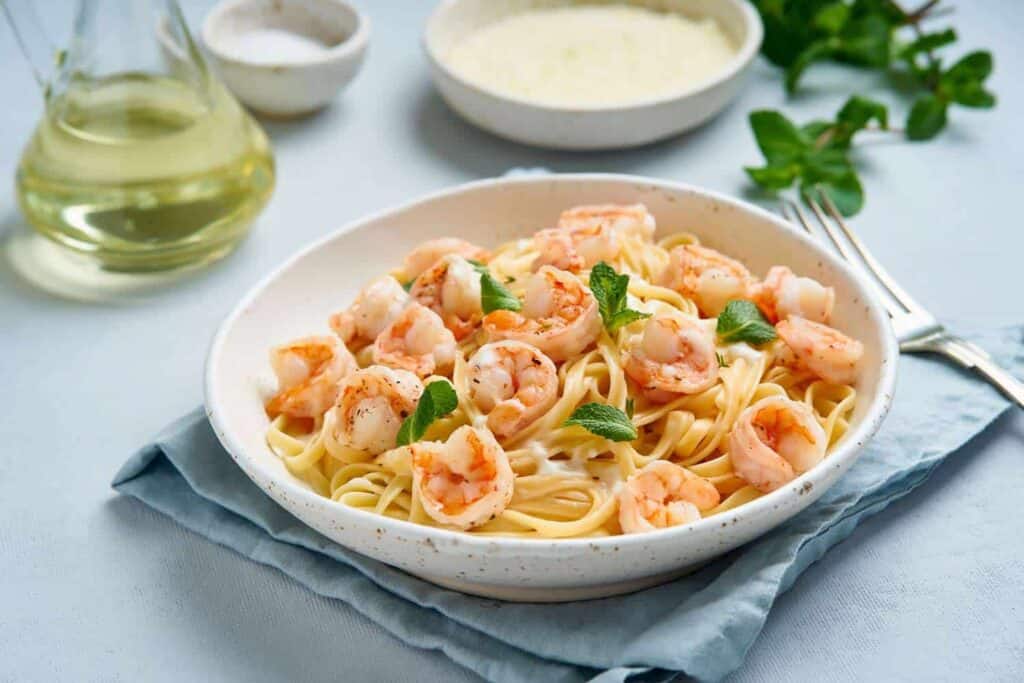 Shrimp pasta recipe