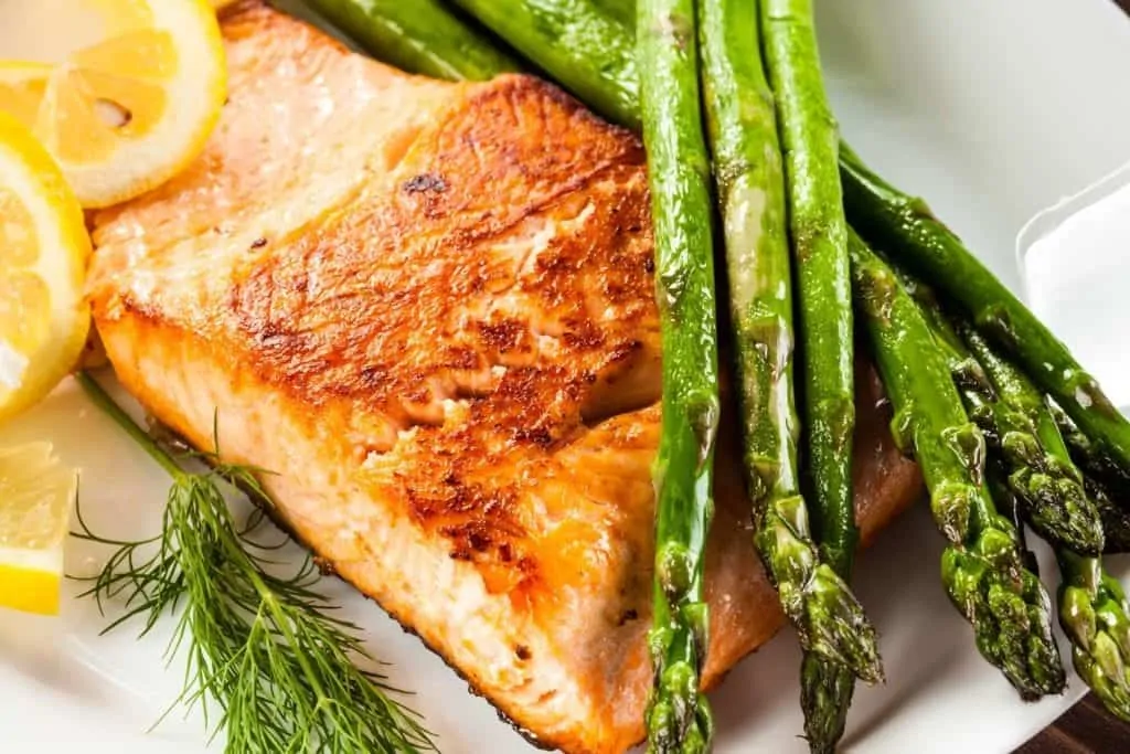 grilled salmon