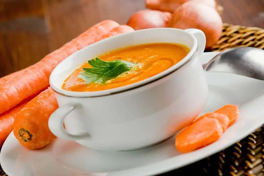 Cream of carrot soup