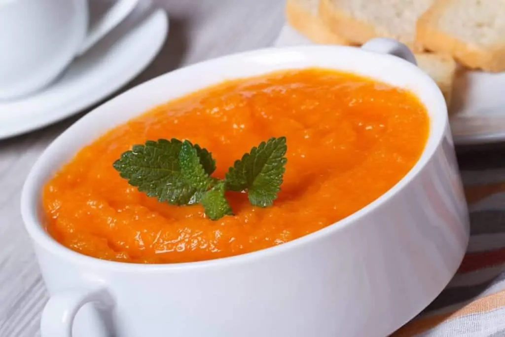Cream of carrot soup recipe