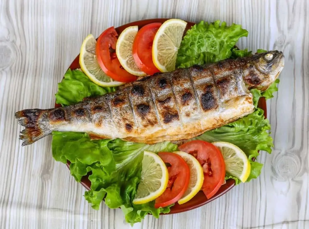 Baked trout recipe