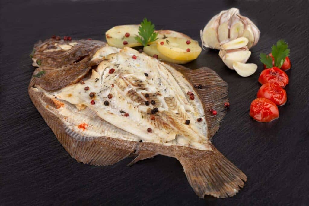 Baked Turbot