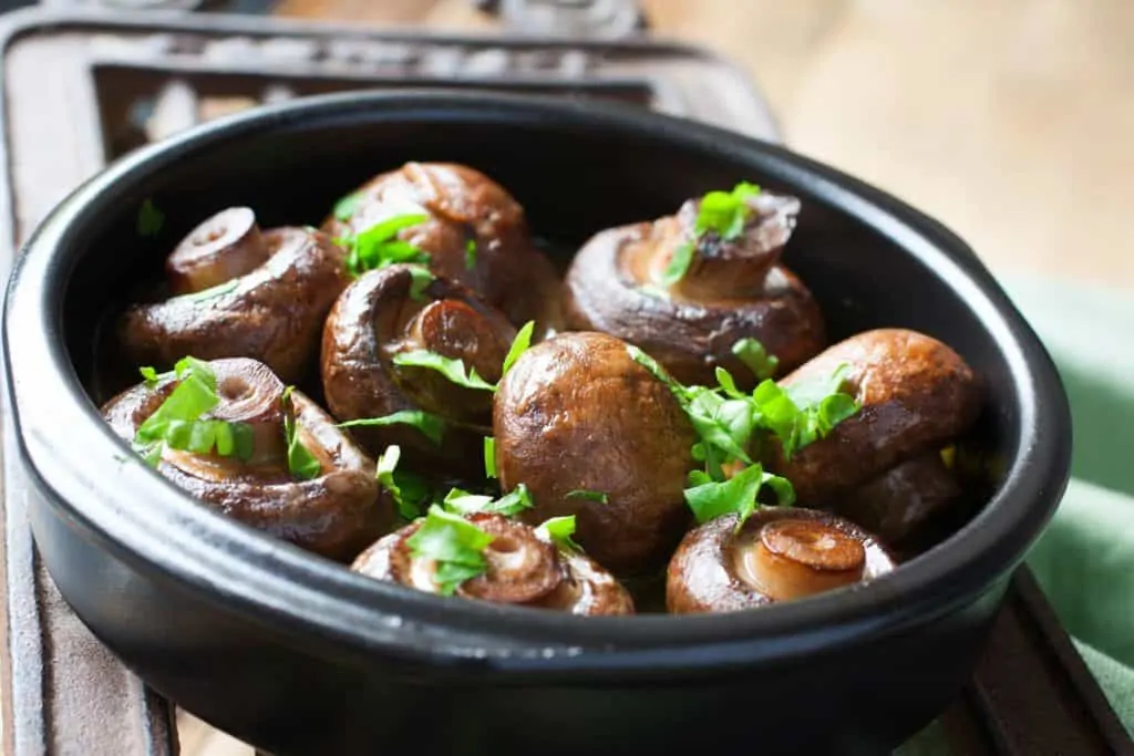 Roasted mushrooms recipe