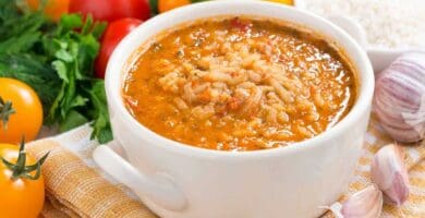 Soupy Rice recipe